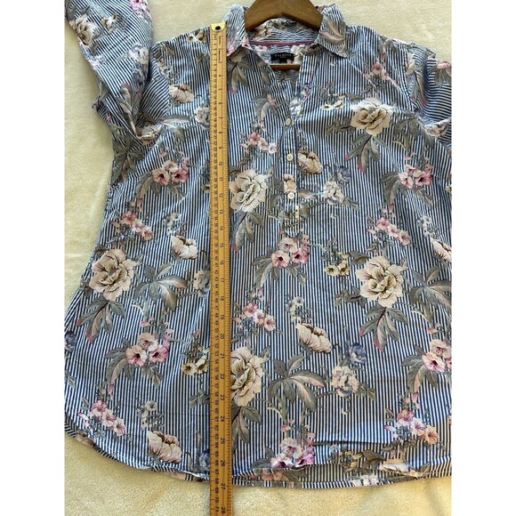 Talbots 3 Shirts LOT Bundle Extra Large 16 Floral Paisley Button Pop Over - Picture 13 of 16